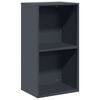 vidaXL Firewood Rack Anthracite 40x30x75 cm Cold-rolled steel