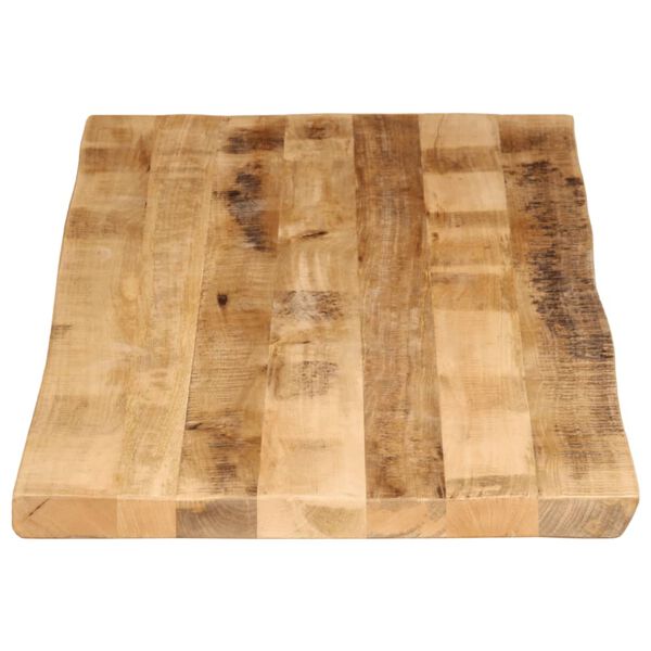 vidaXL Table Top Live Edge 140x60x3.8 cm Solid Wood Rough Mango