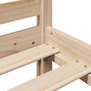 vidaXL Bookcase Bed without Mattress 140x200 cm Solid Wood Pine