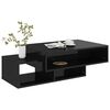 vidaXL Coffee Table High Gloss Black 105x55x32 cm Engineered Wood