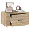 vidaXL Wall-mounted Bedside Cabinets 2 pcs Sonoma Oak 50x36x25 cm