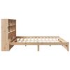 vidaXL Bookcase Bed without Mattress 160x200cm Solid Wood Pine