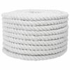 vidaXL Rope White 2.4 x 2.4 x 2500 cm Cotton