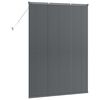 vidaXL Venetian Blinds Manual Dark Grey 175 x 125 cm Aluminium