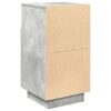 vidaXL Bedside Cabinets 2 pcs with 2 Drawers Concrete Grey 36x36x68 cm