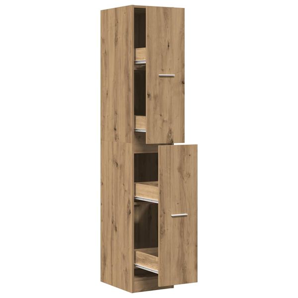 vidaXL Apothecary Cabinet&nbsp;Artisian Oak 30x41x174.5 cm Engineered Wood
