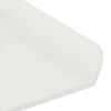 vidaXL Floating Shelf Wall-mounted 2 pcs White 60 x 8.5 x 2.5 cm Steel