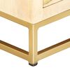 vidaXL Sideboard Gold 60x30x70 cm Solid Mango Wood
