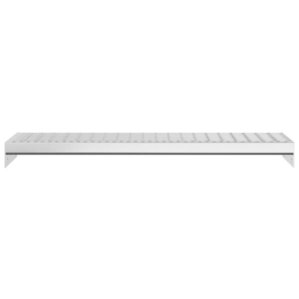 vidaXL Grate Step 80x24x7 cm Galvanised Steel