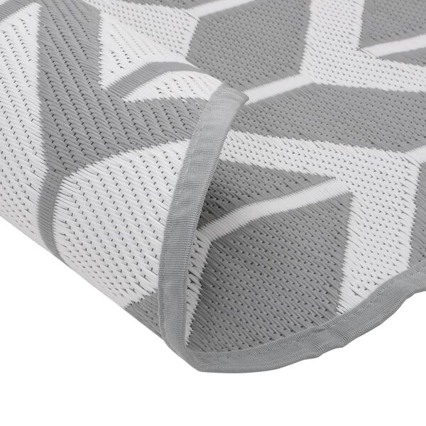 vidaXL Outdoor Carpet ARAKIL Grey &Oslash;160 cm PP