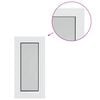 vidaXL Cellar Window Internal Colour White RISOR 30 x 55 cm