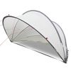 vidaXL Pool Dome Folding Manual Grey and Orange 336 x 322 x 160 cm