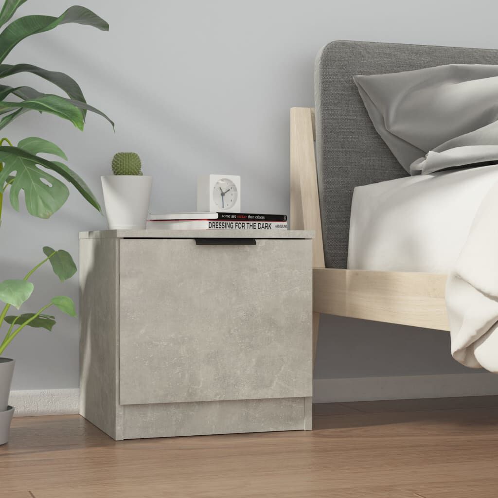 Concrete bedside deals table
