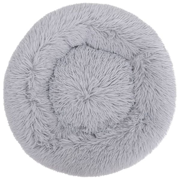 vidaXL Washable Dog & Cat Cushion Light Grey 90x90x16 cm Plush