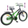 vidaXL Kids Bike 22'' for 7-12 Years Old Green Black