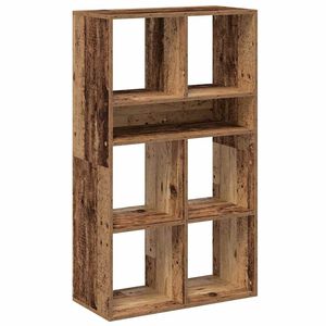vidaXL Book Cabinet Old Wood 66x31x112 cm Engineered Wood