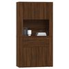 vidaXL Highboard Brown Oak Engineered Wood