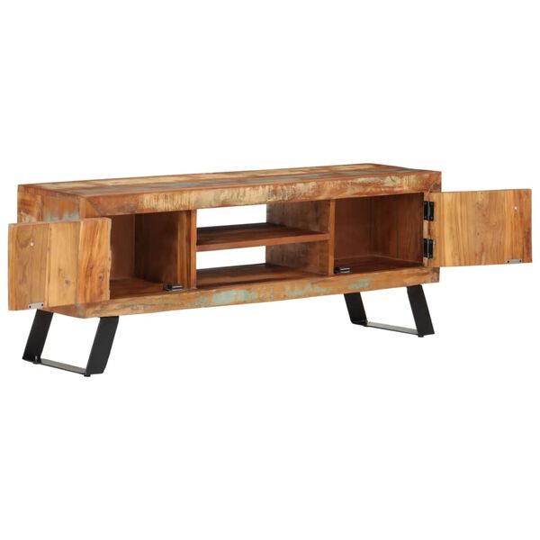 vidaXL TV Cabinet 112x30x45 cm Solid Wood Reclaimed