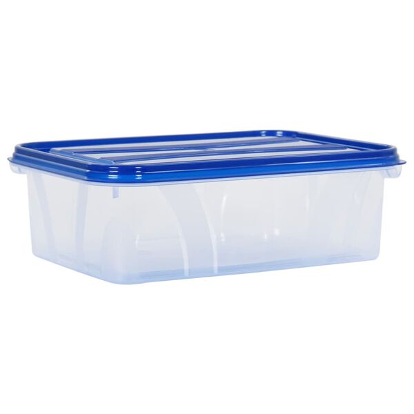 vidaXL Food Storage Containers with Lids 10 pcs PP