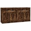 vidaXL Sideboards 2 pcs Smoked Oak Engineered Wood