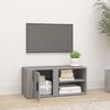 vidaXL TV Cabinet Grey Sonoma 80x31,5x36 cm Engineered Wood