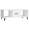 vidaXL Coffee Table | White | Engineered wood | 102x50x40 cm | Coffee Table