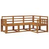 vidaXL Outdoor Sofa Set Natural Solid Acacia Wood