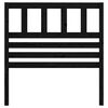 vidaXL Bed Headboard Black 96x4x100 cm Solid Wood Pine