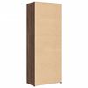 vidaXL Highboard Brown Oak 70x41x185 cm Engineered Wood