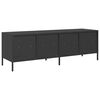 vidaXL TV Cabinet Black 135x39x43.5 cm Cold-rolled Steel