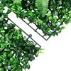 &nbsp;vidaXL Artificial Plant Fence&nbsp;24 pcs Green 40x60 cm
