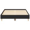 vidaXL Bed Frame No Mattress Black 135x190 cm Double Engineered Wood