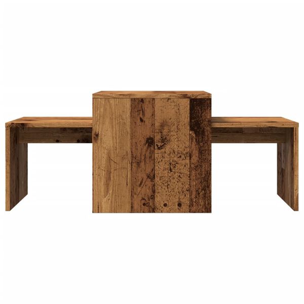 vidaXL Coffee Table Old Wood 100x48x40 cm Engineered Wood