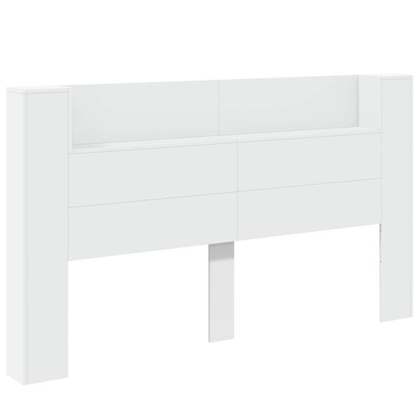 vidaXL Headboard White 180 x 16.5 x 103.5 cm Engineered Wood