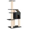 vidaXL Cat Tree with Sisal Scratching Posts Dark Grey 183 cm