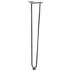 vidaXL hairpin legs for console tables for Console Table 4 pcs Natural Steel 72 cm Solid Steel