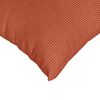 vidaXL Sofa Pillows 2 pcs Red Orange 80 x 80 cm Corduroy Fabric
