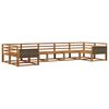 vidaXL Outdoor Sofa Set 7 pcs Natural Solid Acacia Wood