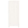 vidaXL Sideboard White 70x35x80 cm Solid Wood Pine