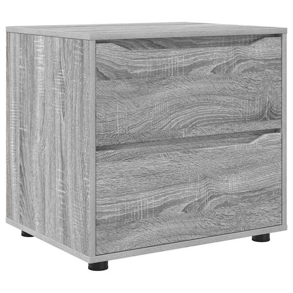 vidaXL Storage Cabinet Grey Sonoma 60 x 48 x 57 cm Engineered Wood