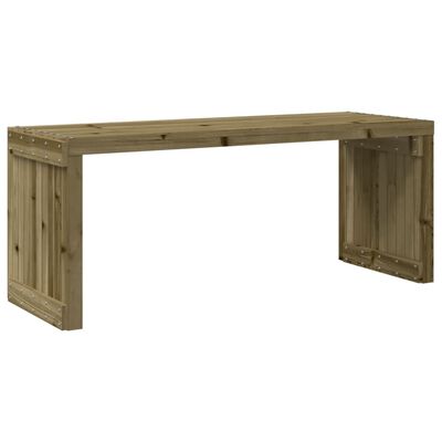 vidaXL Garden Bench Extendable 212.5x40.5x45 cm Impregnated Wood Pine