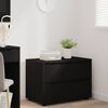 vidaXL Storage Cabinet Black 80 x 48 x 57 cm Engineered Wood