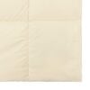 vidaXL Full Year Duvet Quilted Cream 140 x 200 cm Microfiber