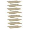 vidaXL Bookshelf Boards 8 pcs Sonoma Oak 40x30x1,5 cm Engineered Wood