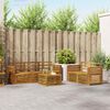 vidaXL Sofa Sets 6 pcs Natural Solid Acacia Wood