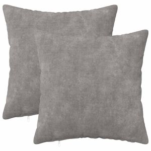 vidaXL Cushion Cover 2 pcs HEERLEN Light Grey 30 x 30 cm