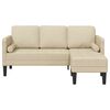 vidaXL Sofa Set Cream 173 x 131 x 67 cm Fabric