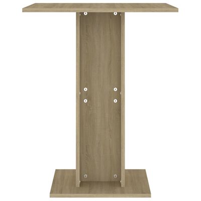 vidaXL Bistro Table Sonoma Oak 60x60x75 cm Engineered Wood