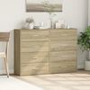 vidaXL Sideboards 2 pcs Sonoma Oak 60x31x84 cm Engineered Wood