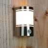 Smartwares Outdoor Wall Light with Motion Sensor 14x20x10.5 cm Silver